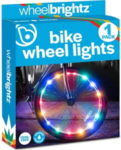 Bike Wheel Lights, w/ Superior Straps & LED Weatherproof, Unmatched Durability - Picture 1 of 17