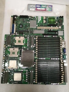 - Supermicro X7QC3 Intel 7300 Xeon Socket-604 SAS/SATA2 Motherboard W /2x CPU - Picture 1 of 4