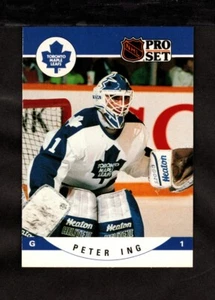 Tarjeta de hockey - Peter Ing - Maple Leafs - Juego profesional - 1990 - #639 - Imagen 1 de 2