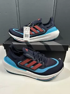 NEW Men's Adidas ULTRABOOST Light Running Shoes Size 14 Blue - Picture 1 of 8