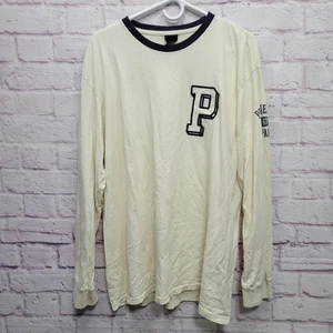 Ralph Lauren Polo Jeans Co Langarm Tshirt Gr. L Buchstabe P Arm Spellout Vintage - Bild 1 von 8