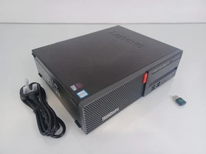 Lenovo ThinkCentre M910S Desktop i7-7700 3.60 GHz 16GB 256GB NVME Windows 11 Pro - Picture 1 of 7