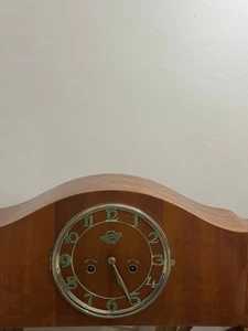 Vintage Orlovskiy Mantel Clock – Soviet Mechanical Wooden Shelf Clock with Hour - Picture 1 of 6