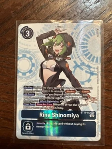 Digimon CCG Rina Shinomiya BT11-112 Foil - Picture 1 of 2