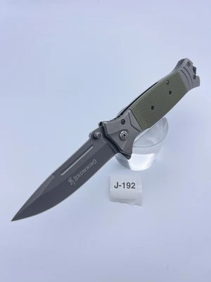 "Cuchillo LinerLock Browning Tactical FA38 apertura asistida verde 8,75""" Foto 1 de 4