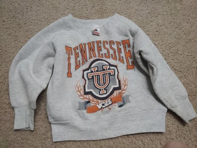 Vintage Tennessee University Kids 2-4T Sweatshirt Made In USA Fruit Of Loom - Image 1 of 4