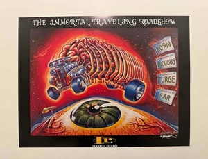 EMEK IMMORTAL RECORDS TRAVELING ROADSHOW HANDBILL POSTER SIGNED KORN INCUBUS - Picture 1 of 2