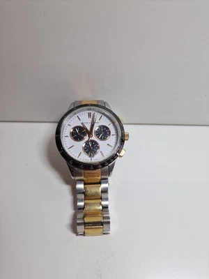 Larsson & Jennings Rally Unisex Watch , Silver, gold, White need battery,  D.B1 - Image 1 of 4