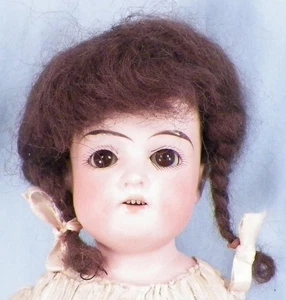 Armand Marseille Bisque Head Doll 390 Kid Body Sleep Eyes 14in Antique Loved - Picture 1 of 12