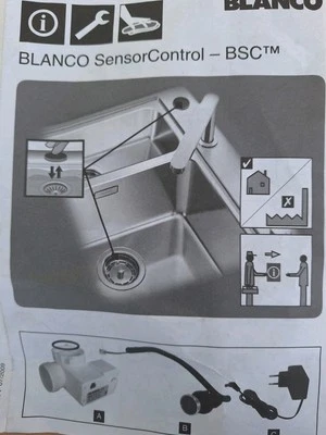 Blanco SensorControl-BSC sensor-controlled drain remote control