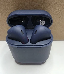 Bluetooth Ohrhörer - Lädt mit Lightning Kabel - Dunkelblau - Bild 1 von 8