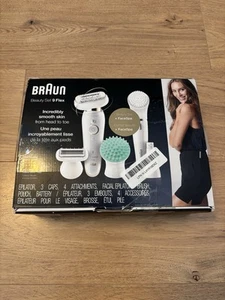 Braun Epilator Beauty Set 9 Silk-epil Flex Face Spa Skin Hair Removal 9-300 - Picture 1 of 6
