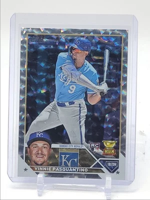 VINNIE PASQUANTINO 2023 TOPPS COLLECTOR'S BOX ROOKIE SILVER FOIL RC Q5548 - Image 1 of 2