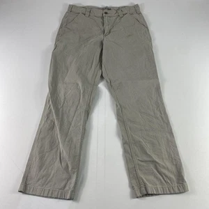 Carhartt Pants Mens 34x32 Gray Relaxed Fit Rugged Flex Canvas Work 102291 232 - Picture 1 of 11