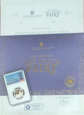 2021-S Washington Quarter Tuskegee PROOF NGC PF70 & Letter from the Tooth Fairy - Image 1 of 4