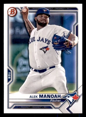 2021 Bowman Alek Manoah #BP-27  Toronto Blue Jays - Image 1 of 2