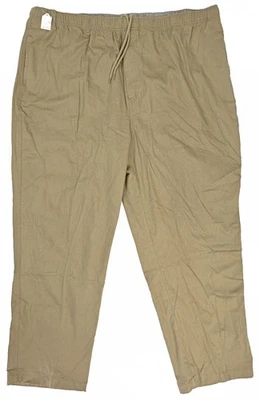 Pantalón de chándal Haband ACTIVE JOE algodón caqui cintura elástica cremallera para hombre 3X 44/29 Foto 1 de 3