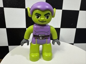 LEGO DUPLO Green Goblin Villain Figure Purple Outfit Spider-Man Classic Minifig