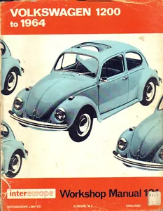 VOLKSWAGEN / VW 1200 TO 1964- INTEREUROPE WORKSHOP MANUAL 121 - V.Gd. Cond! - Picture 1 of 1