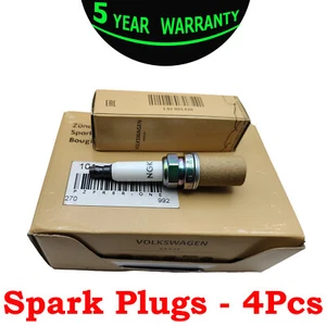 Set 4pc Spark Plugs 101-905-626 for Audi A1 A3 VW PASSAT GOLF POLO Skoda - Picture 1 of 23