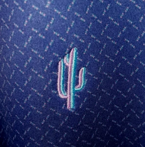 Camisa polo de rendimiento de golf Johnnie-O Monty Lake L UPF 50 protección solar - Imagen 1 de 11