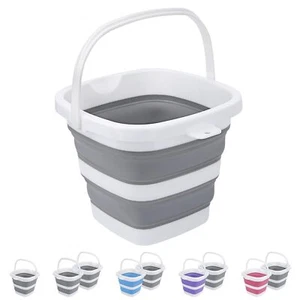 Collapsible Bucket 5l 1.3gallon Small Cleaning Mop Buckets For Household Outdoor - Picture 1 of 7