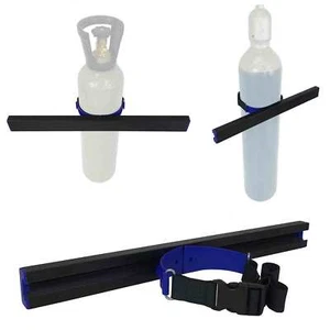 AUSTRALIAN MADE NobleFix Gas Bottle Holder Restraint 600mm Track | 400mm Strap - Picture 1 of 11