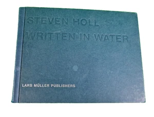 Steven Holl Written In Water (Hardcover, 2002) Architectural Watercolours - Picture 1 of 17
