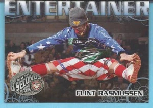 2010 Press Pass PBR 8 Seconds ENTERTAINER Insert FLINT RASMUSSEN Rodeo Clown - Picture 1 of 1