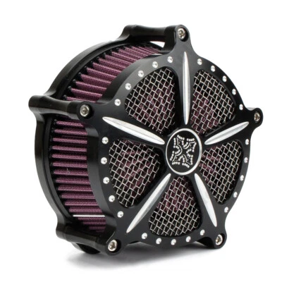 Filtro de admisión de filtro de aire de motor para Harley Softail Dyna Street Glide Road King Foto 1 de 4