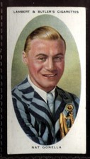 Tobacco Card, Lambert Butler, DANCE BAND LEADERS, 1936, Nat Gonella, #8