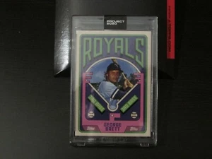 Topps Project 2020 Card #75 George Brett GROTESK w/box In Hand - Bild 1 von 4