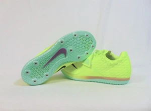 Nike Air Zoom HJ Elite High Jump Volt & Black Track Shoes Sz 10 NEW DR9925 700 - Picture 1 of 8