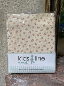 Kids Line Sweet Lullaby style 2450FS Fitted CRIB Sheet NIP 100% cotton - Picture 1 of 11