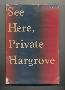 See Here, Private Hargrove - 1942 Hardback Dust Jacket - WWII - Marion Hargrove - Bild 1 von 2