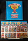 1985 Vintage Garbage Pail Kids Sticker Album & Puffy Stick-On Pictures Combo GPK