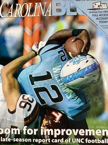 North Carolina UNC Tar Heels Magazine Blue 2014 Williams Hornets McAdoo Jordan - Picture 1 of 22
