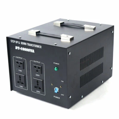 5000W / 10000W Voltage Converter Transformer Step Up Step Down 110V- 220V New - Image 1 of 4