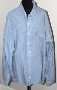 Izod Easy Care Blue Check Oxford Dress Shirt 2XLT New - Picture 1 of 4