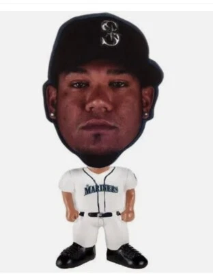 Forever Collectibles MLB Flathletes Seattle Mariners Felix Hernandez Flathead - Image 1 of 2