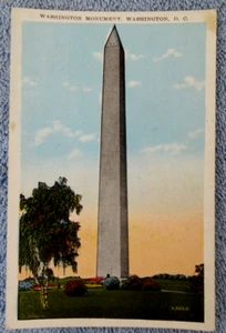 Antique Vintage c1915 Postcard WASHINGTON MONUMENT Wash., D. C. B. S. Reynolds - Picture 1 of 2
