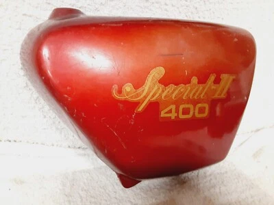 Capa lateral direita 3F8-21721 80-81 Yamaha XS 400 Special II motocicleta vintage fabricante de equipamento original - Imagem 1 de 4