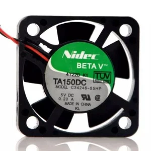 NIDEC TA150DC C34246-55HP 4010 5V 0.20A 4CM 2-Wire Cooling Fan - Picture 1 of 3
