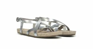 Silver Blowfish Women's Granola Footbed Sandals New - Picture 1 of 7