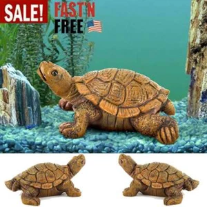 1/2/3 Garden Tortoise Statue Turtle Figurine Lawn Art Ornament Patio Home Decor - Picture 1 of 11