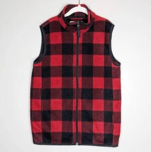 Amazon Red Buffalo Plaid Child's Vest 12 - Picture 1 of 8