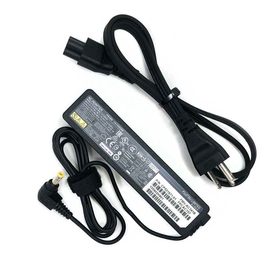 Genuine Fujitsu AC Adapter A13-065N3A 19V 3.42A Laptop Charger 65W w/Cord OEM - Image 1 of 1
