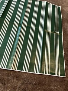 Longaberger Cloth Napkins Set 4 Hunter Green Stripe New In Package - Picture 1 of 7