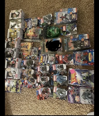 Lote de figuras de superhéroes de colección de leyendas de Marvel figuras raras enorme lote Foto 1 de 4