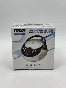 Naxa NPB251 Tragbarer CD-Player mit AM/FM-Radio - Schwarz Neu im Karton - Bild 1 von 14